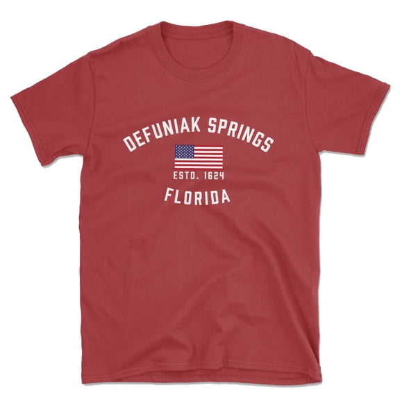 Defuniak Springs Florida Patriot Men's Cotton T-Shirt