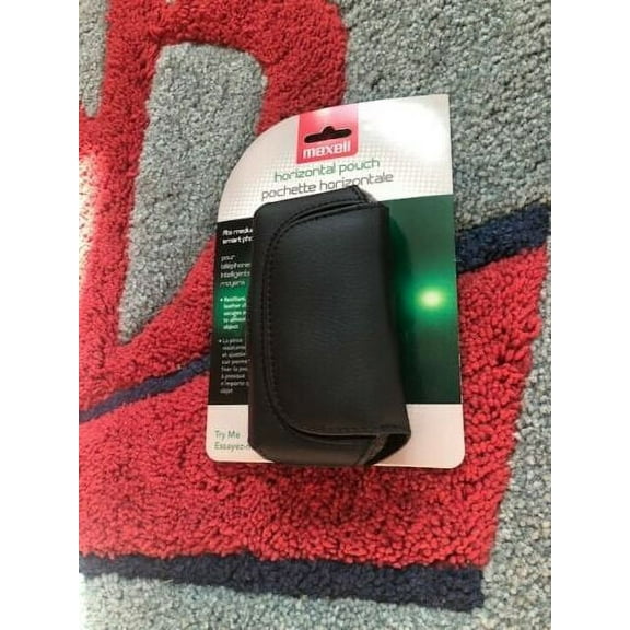 1 NEW MAXELL HORIZONTAL POUCH, BLACK ,FITS MED SMART PHONE #666103 FREE SHIPPING