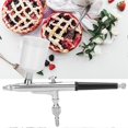 thumbnail image 3 of 0.3mm Dual Action Gravity Feed Airbrush Kit for Cake Decoration Artist Painting, 3 of 3