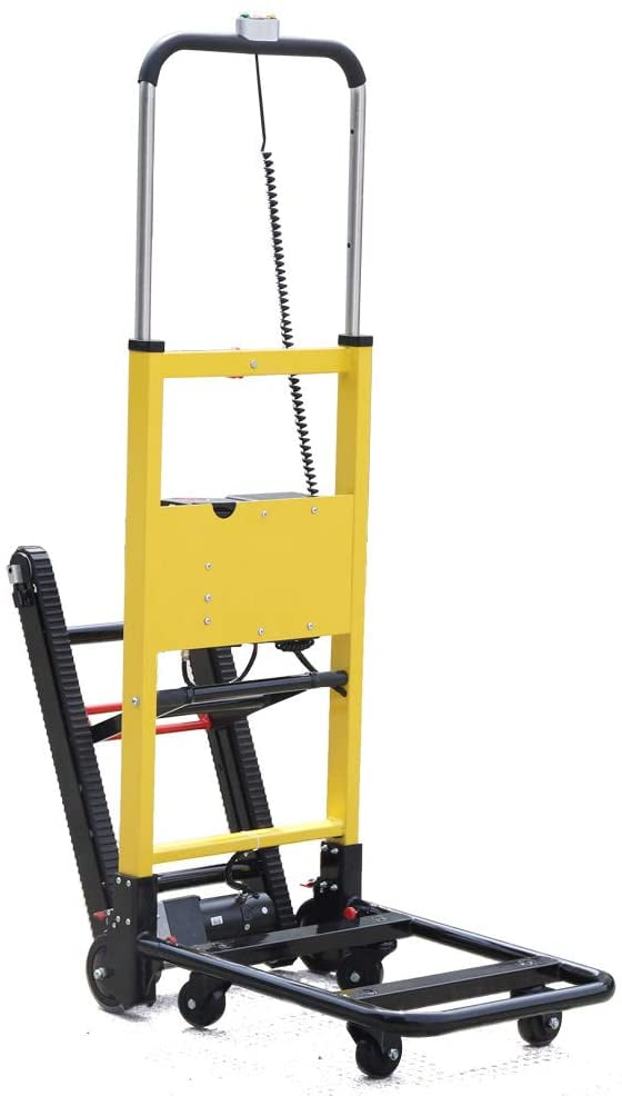 Hand Truck Strap 600 Lb Loads Steel Frame Stair Climbers 6" Solid Rubber Wheels 