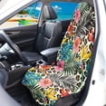 thumbnail image 2 of Bulopur Leopard Print Front Car Seat Towel Tropical Soft Breathable Seat Protector for Beach Non-Slip Towel for Summer Car Decor Fit SUV Sedan Truck, 2 of 8