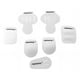 thumbnail image 3 of Integraciones para Fútbol Americano Set De 7 Pads Tablas, Nitros, Riñonera y Coxera Talla Mediano-Adulto Color Blanco, 3 of 4