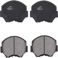 thumbnail image 1 of Rear Brake Pads STP1252, 4 Pcs Ceramic Brake Pads Kit with Mounting Accessories, 1 of 8
