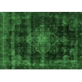 thumbnail image 1 of Ahgly Company Indoor Rectangle Abstract Emerald Green Modern Area Rugs, 3' x 5', 1 of 4