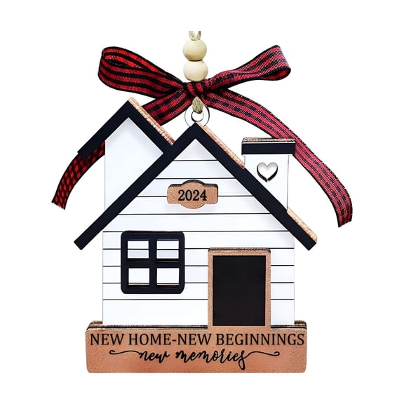 LAMIRO House Warming Gifts New Home Housewarming Gifts for New House,Housewarming Gift Presents for Women,Couple - New Home Gifts for Home,New Home Owners Gift Ideas - Wood New Home Ornament