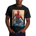 thumbnail image 1 of Spider-Man 180g Adult Polyester Crew Neck T-Shirt - Ironing, 1 of 7