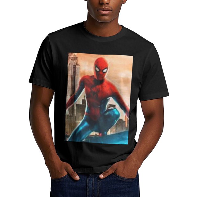 Spider-Man 180g Adult Polyester Crew Neck T-Shirt - Ironing