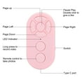 thumbnail image 3 of Remote Control Selfie Button, Type C Rechargeable BT Selfie Shutter Clicker with Fast Forward Reverse Random Playback for Video Recording Electronic Book Reading, 3 of 7
