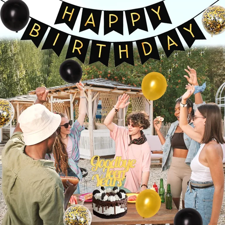 20th Birthday Party Decorations Black Gold for Boys Girls - Goodbye Teen  Years Glitter Banner Cake Topper Number 20 Foil Balloon Happy Birthday  Banner Latex Balloons for 20 Years Old Birthday 