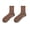 Brown, variant on Mightlink 1 Pair Yoga Socks Washable Breathable Ergonomics Elastic Warm Feet Cotton Professional Mid-calf Sports Socks for Sports