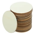 thumbnail image 6 of Pawsdot Beige Round Wooden Ornaments Natural Wood Slices for Decorating 50Pcs, 6 of 8