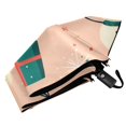 thumbnail image 6 of FORMRS Travel Umbrella Folding Auto Open Close Windproof Rain UV Protection, Beige Christmas Snowman, 6 of 8