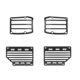 thumbnail image 1 of Vogacara Modelo de Control remoto para coche, pantalla trasera delantera, actualización de lámpara, montaje de pantalla, accesorio de repuesto para Kits de construcción modelo Negro Vogacara FN010866-02, 1 of 6