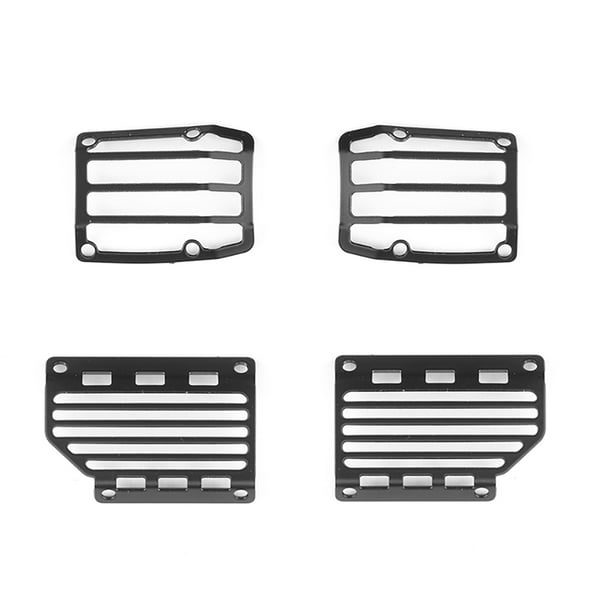 Vogacara Modelo de Control remoto para coche, pantalla trasera delantera, actualización de lámpara, montaje de pantalla, accesorio de repuesto para Kits de construcción modelo Negro Vogacara FN010866-02