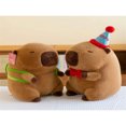 thumbnail image 3 of Dosaele New Capybara Turtle Capybara Doll Happy Capybara Plush Toy, 3 of 7