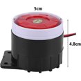 thumbnail image 3 of Mini sirena de 12 V para el hogar, 110 dB, con conector de 3,5 mm (rojo), 1 unidad, 3 of 4
