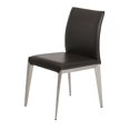 thumbnail image 2 of Benjara BM211209 Leatherette Upholstered Dining Chair with Metal Legs - Gray - Set of 2, 2 of 2