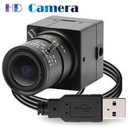 Camera USB 1080P USB Webcamera , 2MP HD Web Camera Low Illumination 0.01Lux Camera USB2.0 Cable , H.264 High Definition IMX322 Webcam With 2.8-12mm Varifocal Lens Web Cams