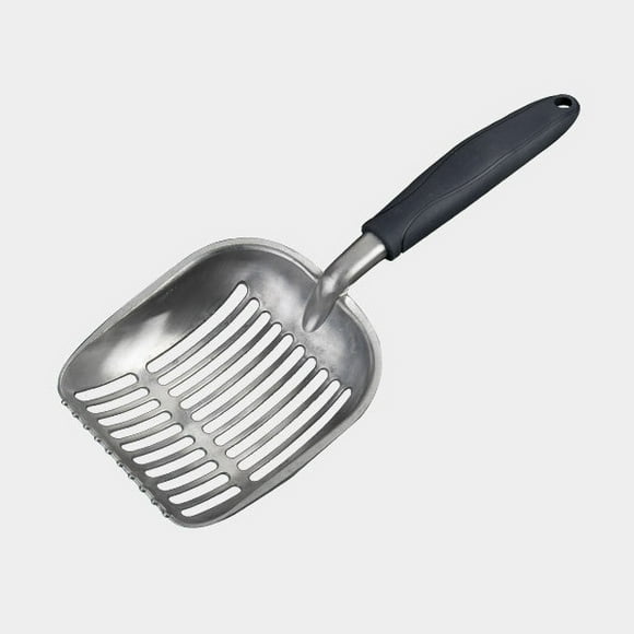 Cat Litter Scoop, Aluminum Alloy Sifter, Kitty Metal Scooper, Deep Shovel, Long Handle, Poop Sifting, Kitten Pooper Lifter, Durable, Heavy Duty, for Litter Box