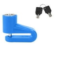 thumbnail image 1 of Lock Disc Brake Bicycles Electric Clamping Force Portable Utility Locks Lightness Warning Rope Fitting Tools Equipment Blue, 1 of 9