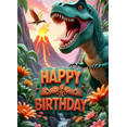 thumbnail image 4 of Dinosaur Adventure Banner Colorful Design Jungle Theme Roaring Dinosaur Backdrop for Kids Party Event Decoration Celebration, 4 of 4
