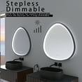 thumbnail image 6 of Bathroom Mirrors 32 x 32 in. Gunmetal Grey Framed Dimmable Anti-Fog LED Bathroom Vanity Mirror,Wall Mounted Bathroom Mirrors, 6 of 11
