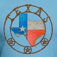 thumbnail image 3 of CafePress - Texas Wrought Iron Barn Art T Shirt - Fitted T-Shirt, Vintage Fit Soft Cotton Tee, 3 of 4