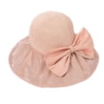 thumbnail image 4 of hengtong Women Sun Hat Wide Brim Floppy Beach Bucket Hat Sunhat Trendy Breathable Fishing Pink, 4 of 9