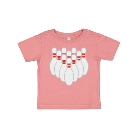 

Inktastic Ten Pins for Bowling Gift Baby Boy or Baby Girl T-Shirt