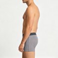 thumbnail image 6 of Asxite Mens Pajamas Shorts Striped Soft Breathable Elastic Embossed Waistband Solid Sleepwear, 6 of 7