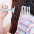 thumbnail image 4 of Large Curved Hair Brush and Comb Set for Effortless Styling Ideal for Household Use for Men and Women with Thick Unruly Hair, 4 of 5