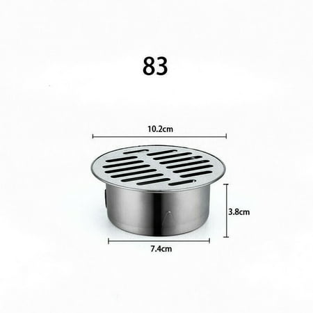 

Suyin 304 Stainless Steel thicken Drainage Roof Patio Round Flat Floor Drain Cover