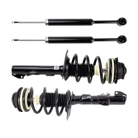 Front and Rear Shock Strut and Coil Spring Kit 4 Piece - Compatible with 2014 - 2018 Jeep Cherokee 2015 2016 2017