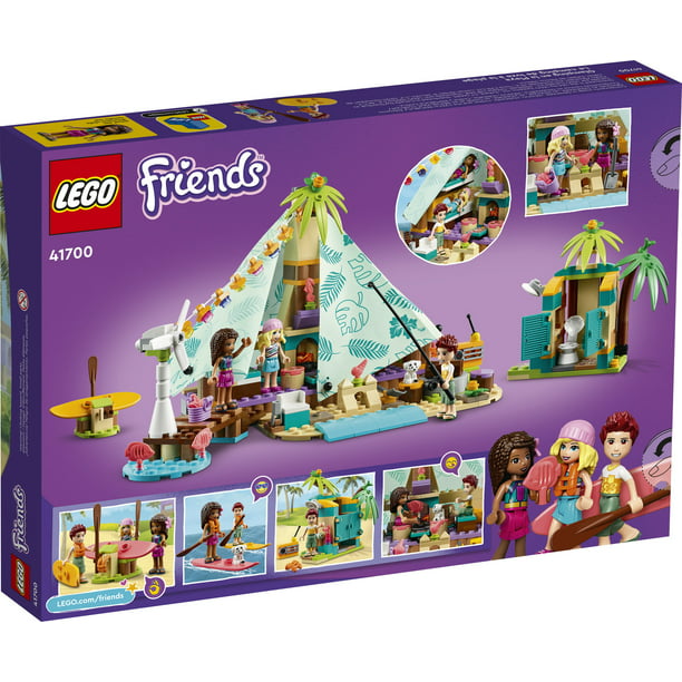 LEGO Friends Beach Glamping 41700 Kit; Creative Gift for Kids Aged 6 and up Who Love Nature Toys and Popular Glamping Trips (380 Pieces) -