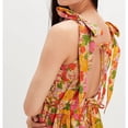 thumbnail image 5 of Women Floral Maxi Dress Tie Shoulder Cutout Backless Boho Smocked Flowy Dresses Summer Fall Sundress, 5 of 6