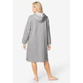 thumbnail image 2 of Dreams & Co. Plus Size Short Hooded Sweatshirt Robe, 2 of 6