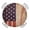Brown Red, variant on American Flag Vintage Round Tablecloth for 36-44 Inch Tables, Fitted Table Cover with Elastic Edge, Farmhouse Baseball Blue Red Waterproof Outdoor Table Cloth Protector for Patio Garden Dinner Picnic