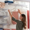 thumbnail image 7 of Rubbermaid Configurations Deluxe 3-6 foot Closet Kit White, 7 of 7