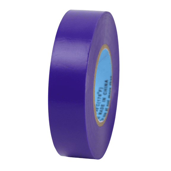 FindTape Wonder Professional Grade Vinyl Electrical Tape [7 mils thick]: 3/4 in. x 66 ft. (Purple)
