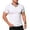 White, variant on Mens Polo Short Sleeve Button Down Lightweight Classic Mens Spring Shirt,Khaki,S