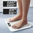 thumbnail image 2 of Leodye Electronic Scale, USB Charging Body Weight Scale White, 2 of 6