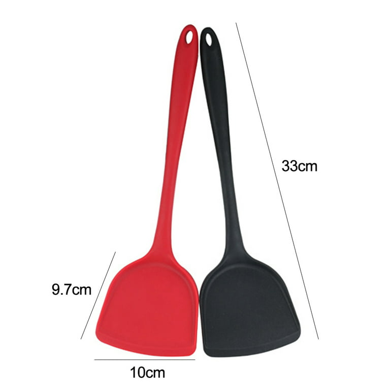 33cm Nordic Style Large Silicone Turners Egg Fish Frying Shovel Steak Oil  Drain Spatula Home Cookware