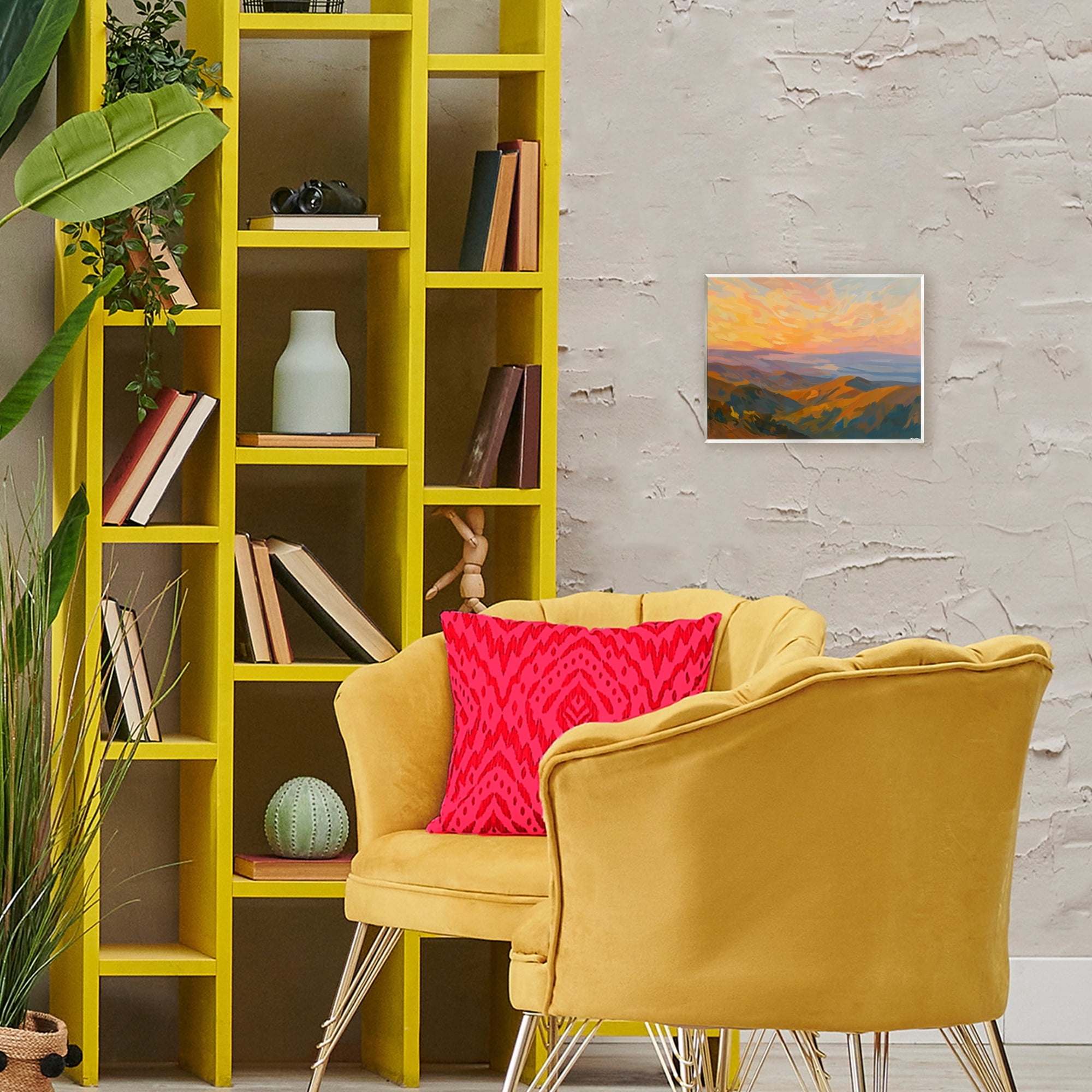 Stupell Industries California Sunset Landscape Wall Plaque Art, design by Amelia Noyes