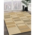 thumbnail image 3 of Ahgly Company Machine Washable Indoor Square Transitional Bronze Brown Area Rugs, 7' Square, 3 of 7