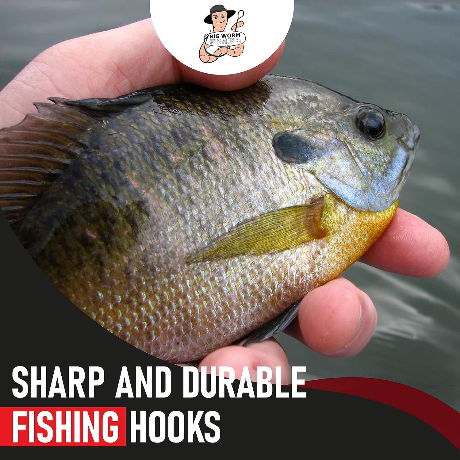 Fishing Hooks Freshwater - Trout - Crappie - Bluegill - Bass - Panfish - Walleye - Perch - Sunfish