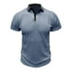 thumbnail image 1 of Camisetas Mens Beefy Muscle Color Sólido Turndown Collar Blusa Top, Camisetas de Manga Corta para Hombre, 1 of 6