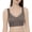 Gray., variant on Women's Wireless Bras,Full Cover Support Push Up Mesh Splice Breathable Comfortable Smoothing Bras
