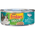 thumbnail image 2 of Friskies Indoor Saucy Seafood Bake Wet Cat Food in Sauce Value Pack, 5.5 Oz. Cans (24 Pack), 2 of 3