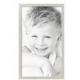 thumbnail image 2 of ArtToFrames 18" x 31" Slanted Lip White Picture Frame, 18x31 inch White Wood Poster Frame (WOM-4825),  Pack, 2 of 7