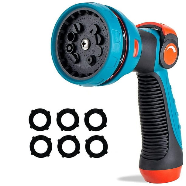 Tenozek Garden Hose Nozzle 10 Sprayer Patterns Adjustable High Pressure